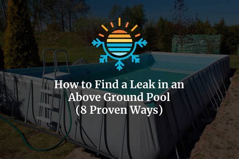 above ground pool pump leaking|5 Most Common Above Ground Pool Leaks and How to Fix Easily